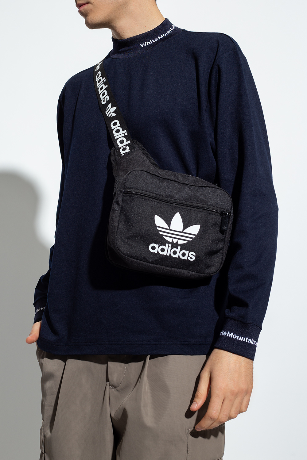 Men s Bags ADIDAS Originals Shoulder bag with logo IetpShops adidas nmd r1 chalk white tech copper pipe